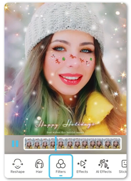 Miglior App per Video Auguri di Natale: Effetto Neve