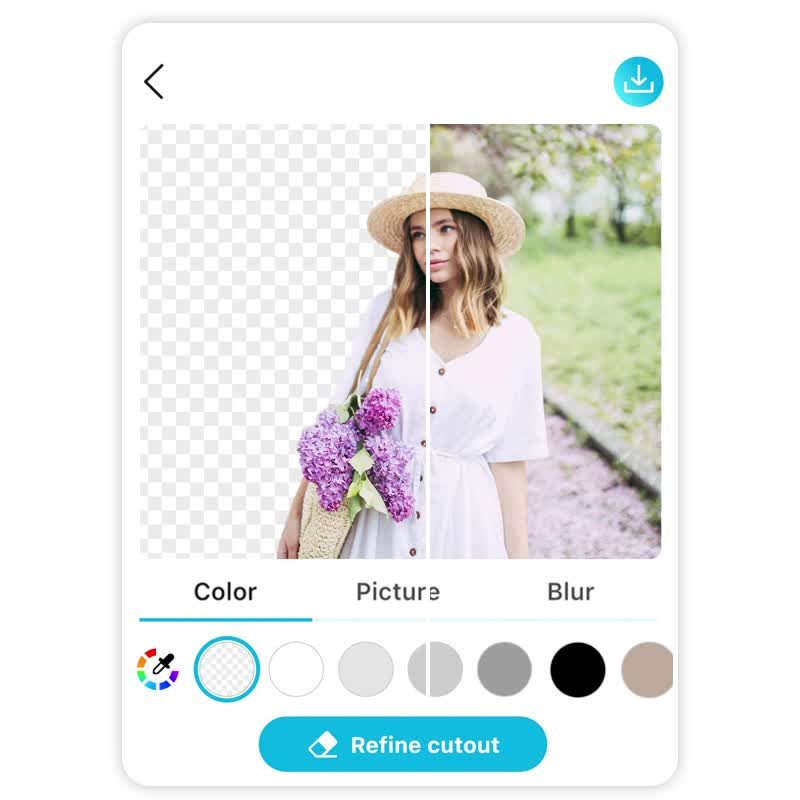 Enlever le fond d'une photo