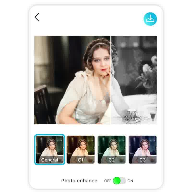 AI Color pour coloriser une photo