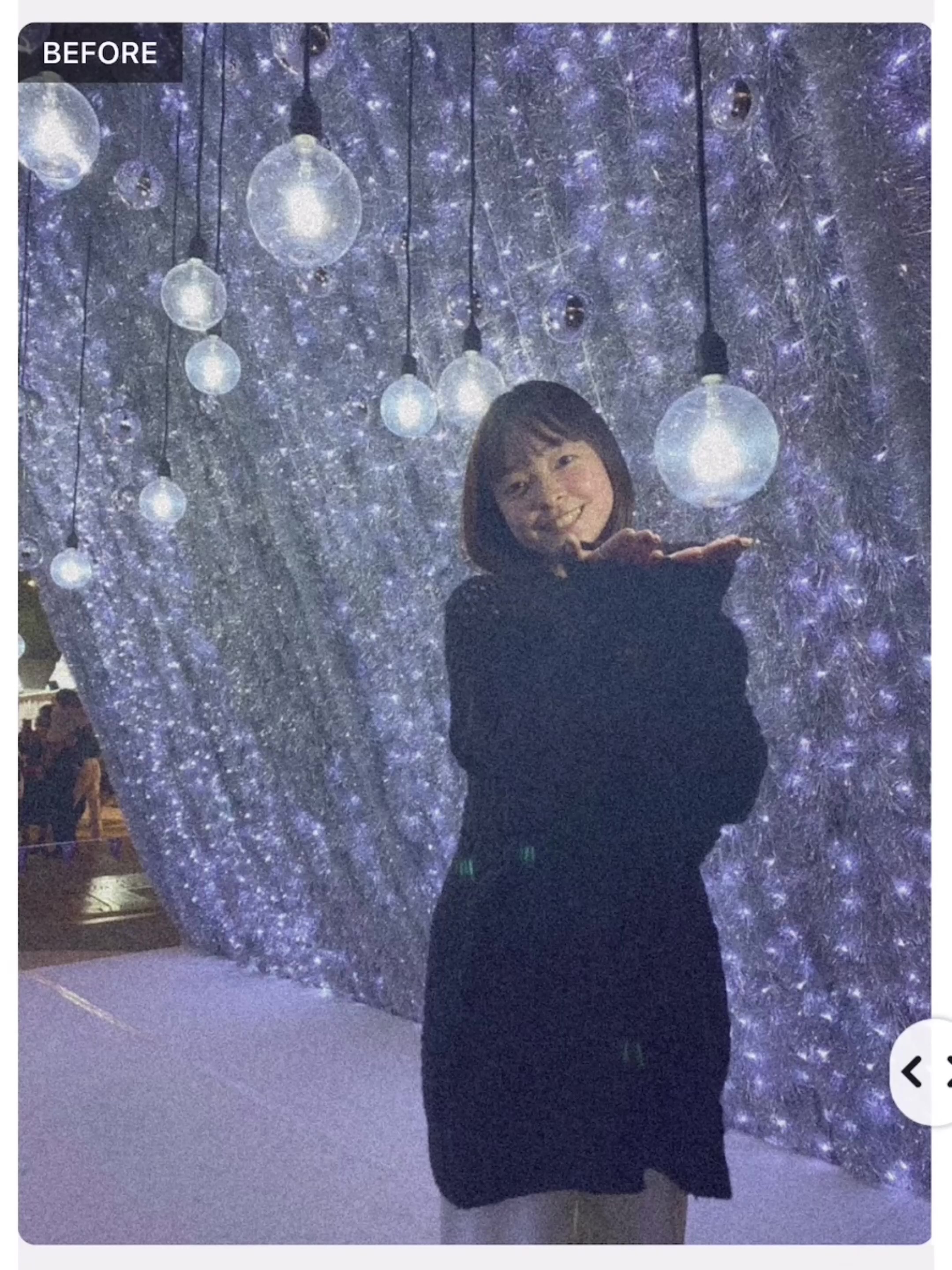 ノイズ画像を鮮明化