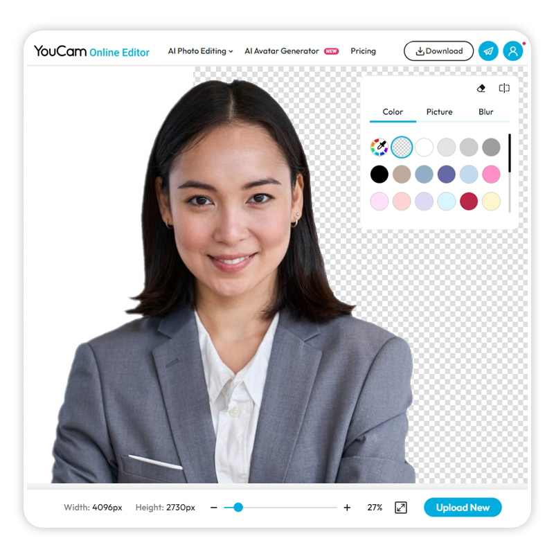 Supprimer le fond d'une image en ligne : pour photo de profil CV et LinkedIn