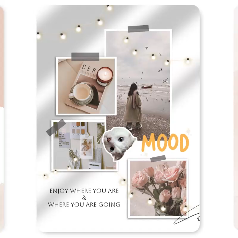 Entdecke zahlreiche Vorlagen für dein Moodboard