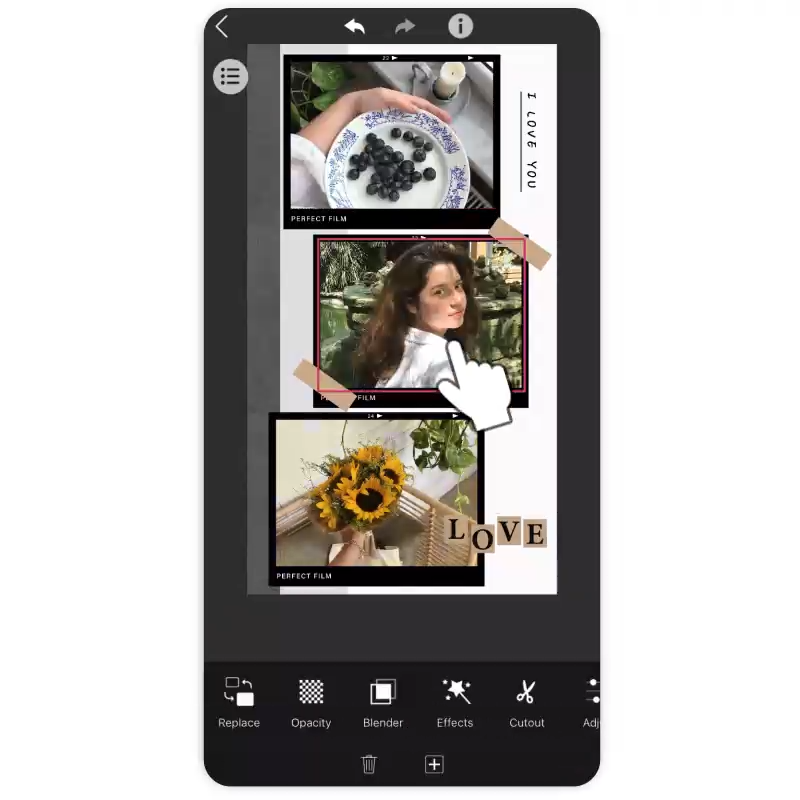 Scrapbook Layout und Vorlagen