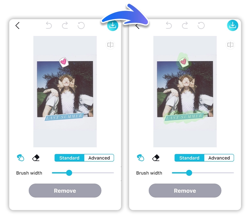 Mit KI Emojis aus Fotos entfernen