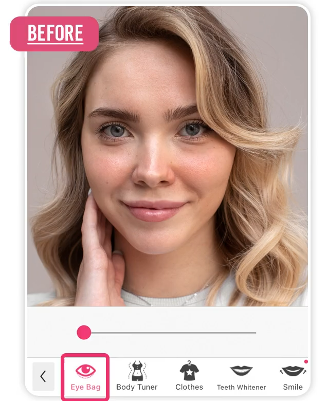 Application pour lisser peau sur photo gratuite
