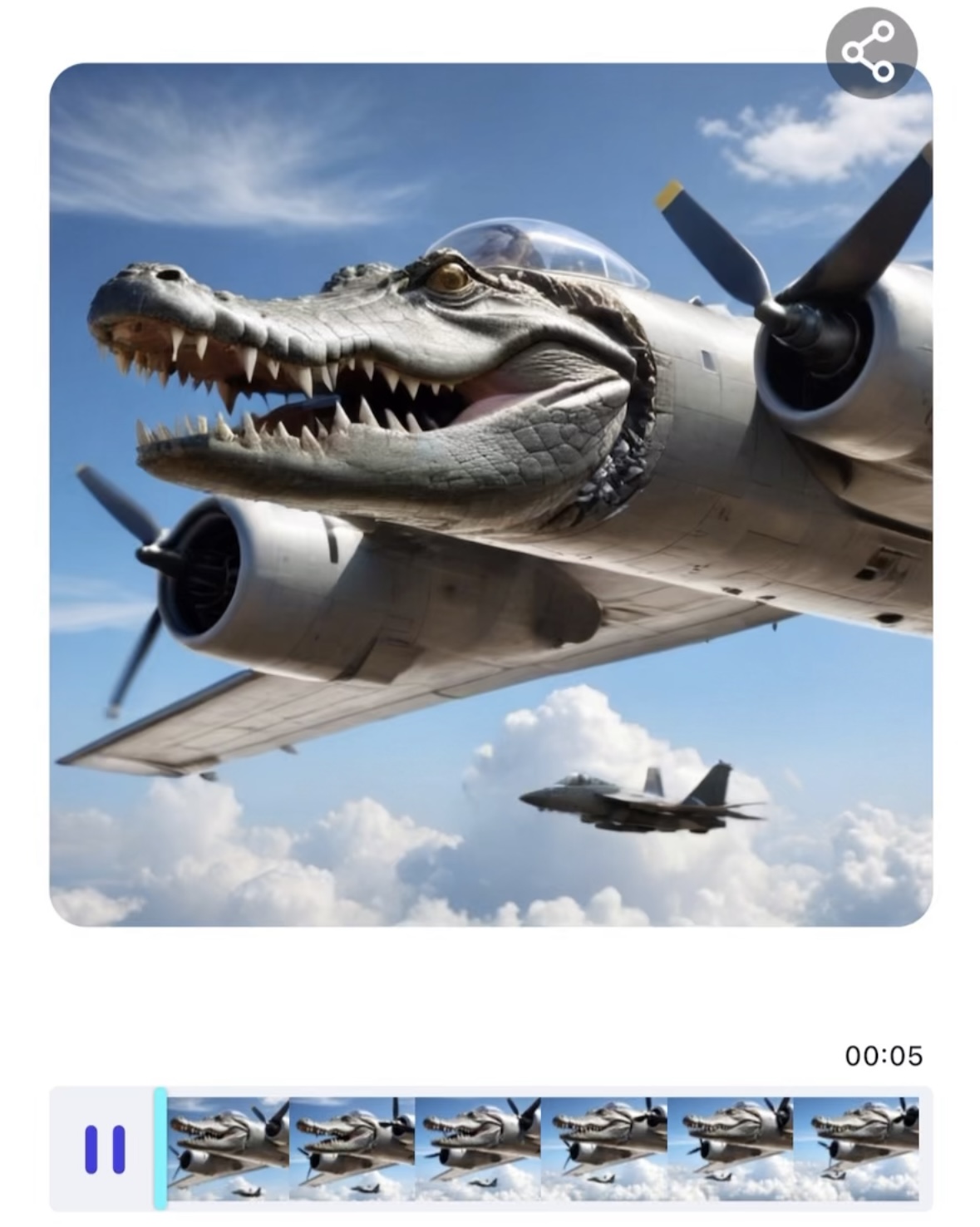 AIで生成したボンバルディーノクロコディーノ