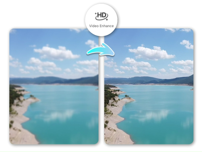 Améliorer la qualité d'une video en HD et 4K : améliorer netteté photo