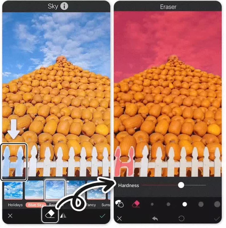 Use the Sky Replacement Feature