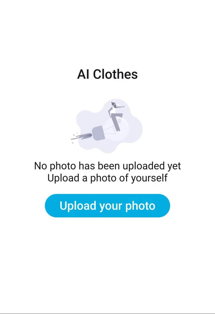 Upload photo to AI Clothes Try-On and see outfits applied virtually