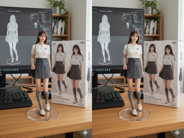 GeminiのAIフィギュアを動かしてみた