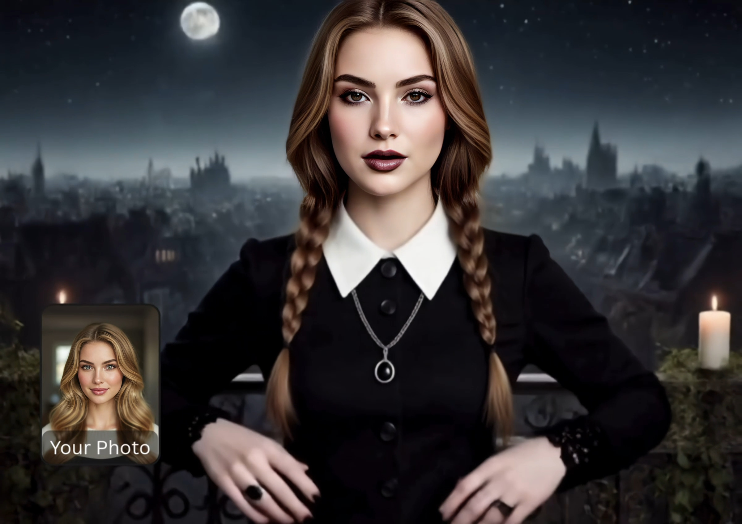 Image en vidéo d'Halloween IA