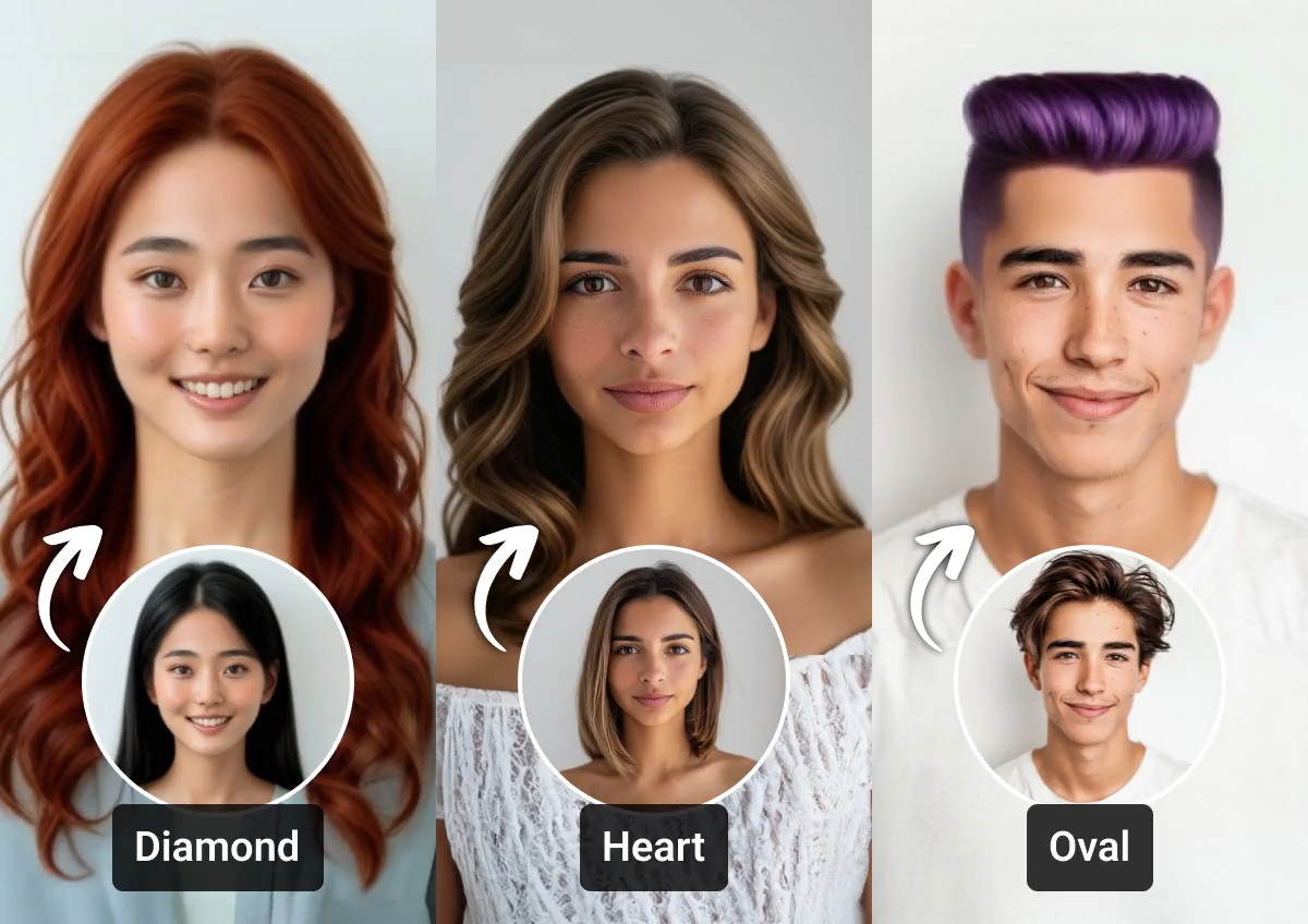 Find the right hairstyles for your face shape with Beauty Agent