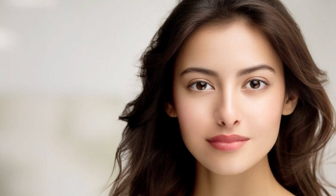 Resultado visual de un test de proporción áurea facial