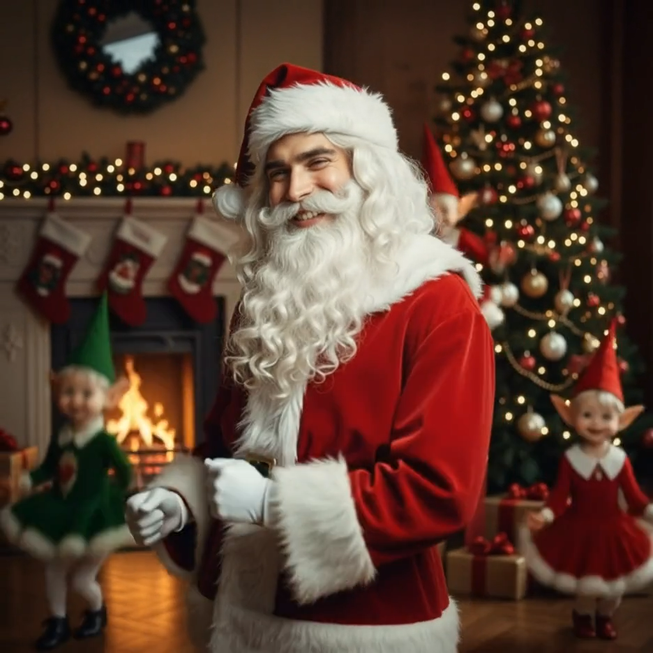 Montage photo Père Noël