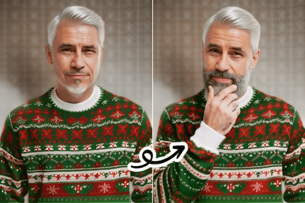 Santa-Bart und viele weitere Bart-Filter mit der beste Bart-App entdecken