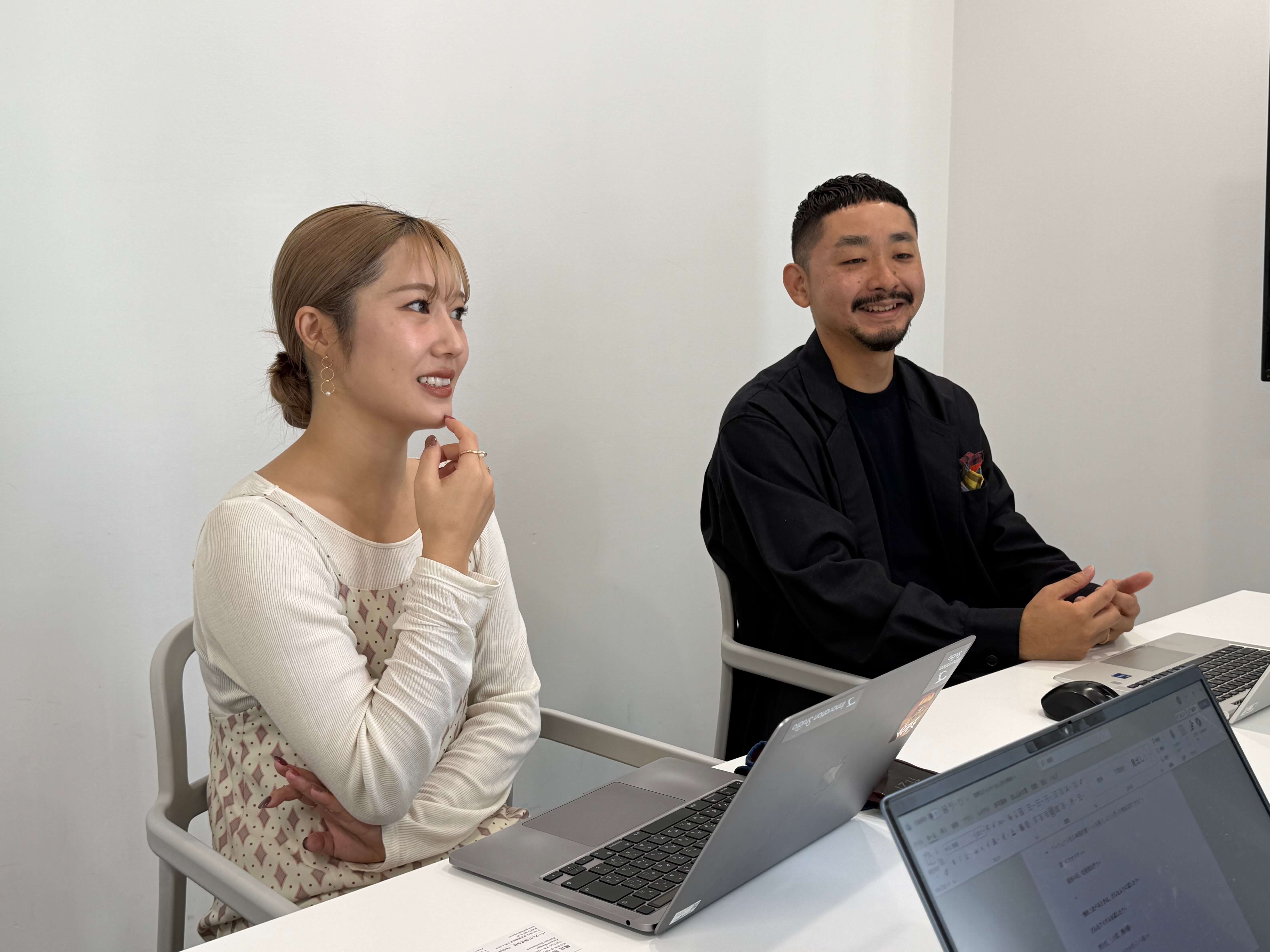 インタビュー風景