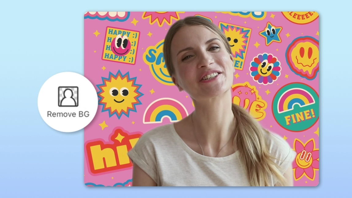 Background Editing in YouCam Video