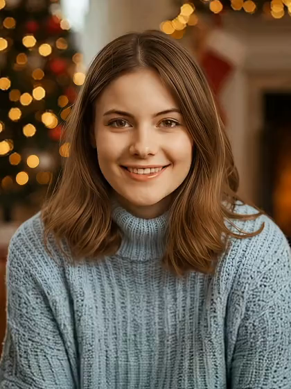 Make it feel like someone’s talking directly to your viewer. Perfect for greetings, promotions, or even virtual classrooms.