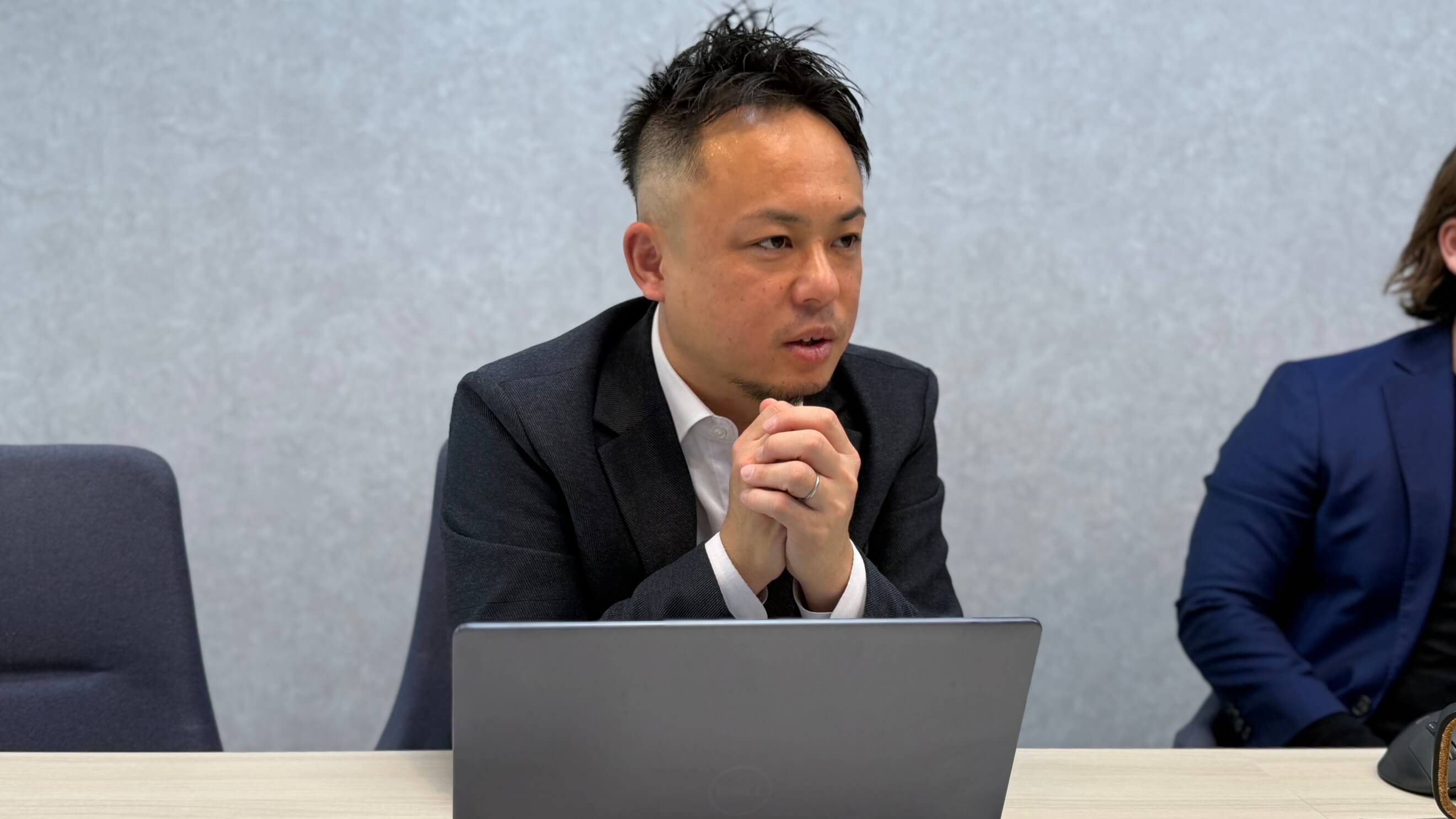 インタビュー風景