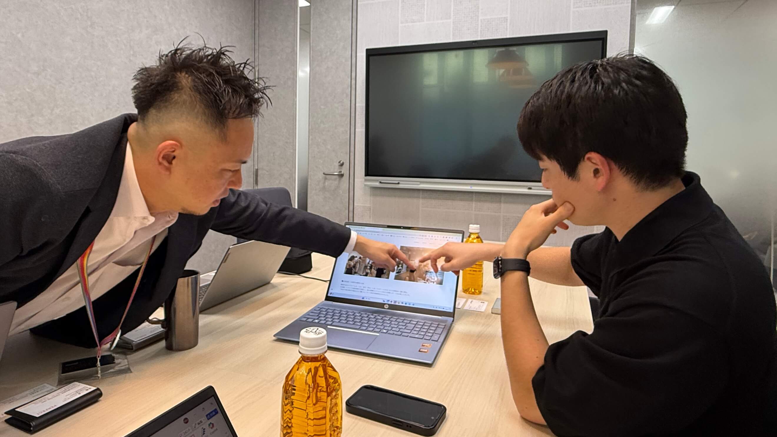 インタビュー風景