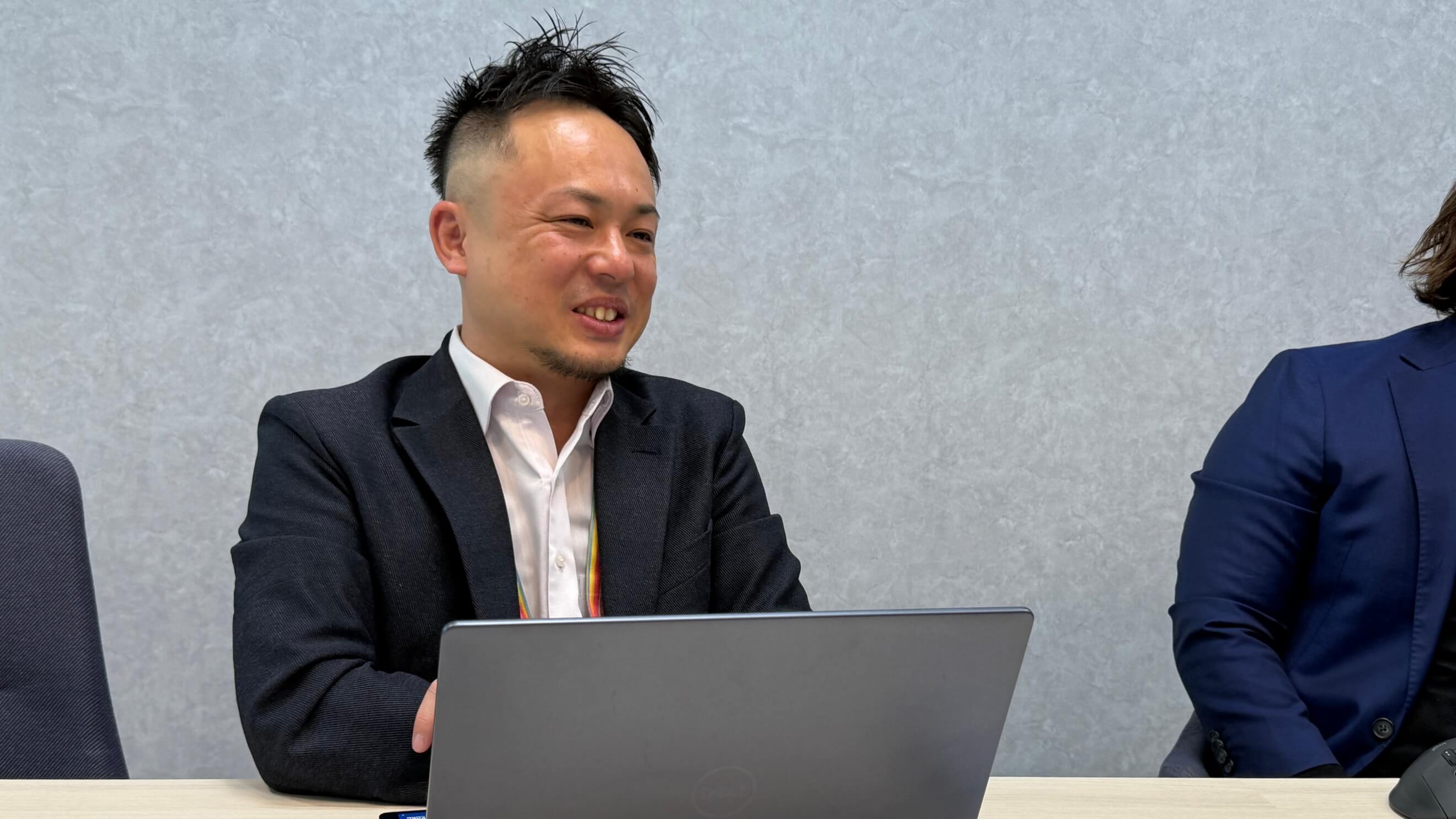 インタビュー風景