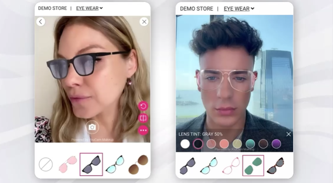 Essai virtuel de lunettes