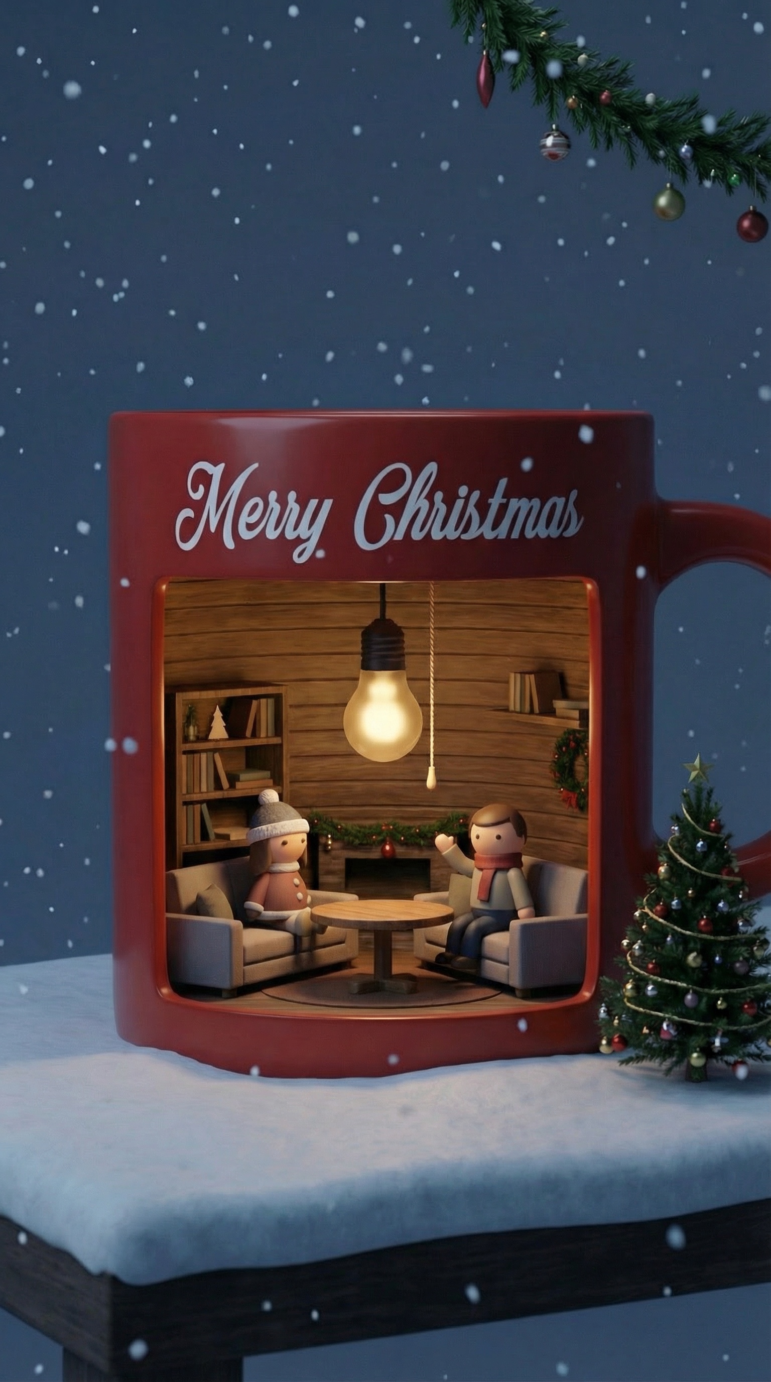 1. 聖誕夜的客廳