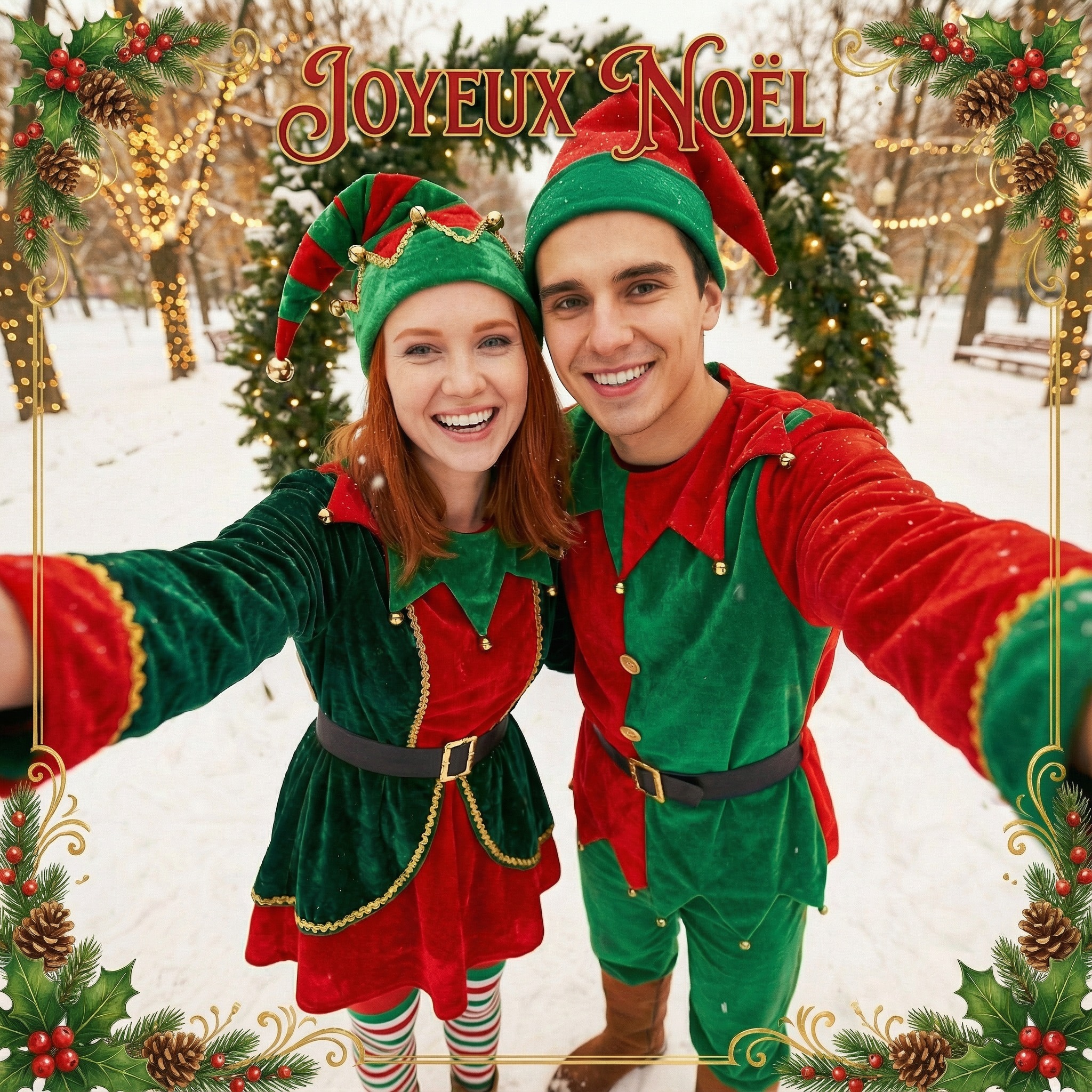 Créer carte lutin personnalisée vidéo elf yourself