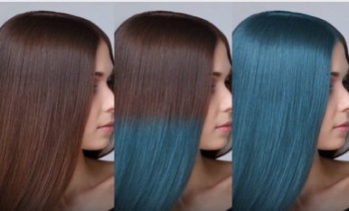 Blue Hair Dye Adjustments