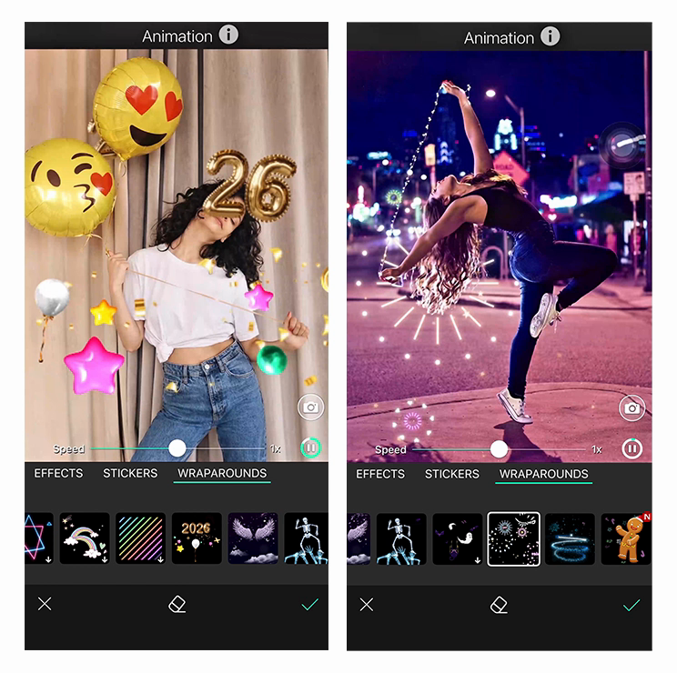 New Year Celebration AI Effects