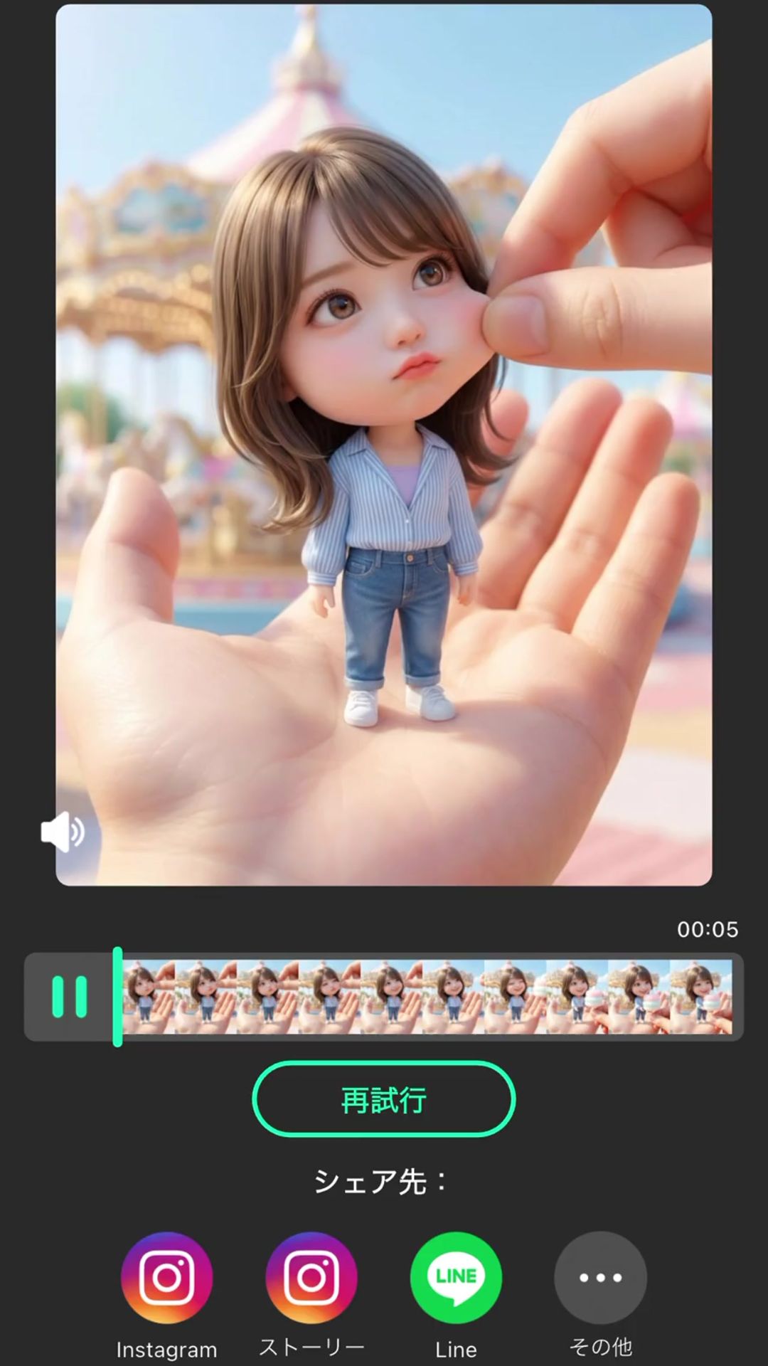 AIアバターの動画
