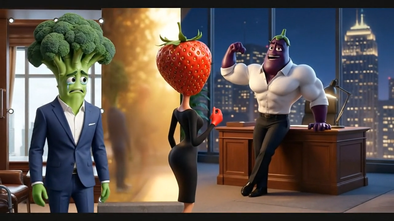 AI Fruit Story : Ile de la tentation sur Tiktok, vidéo de fruits IA