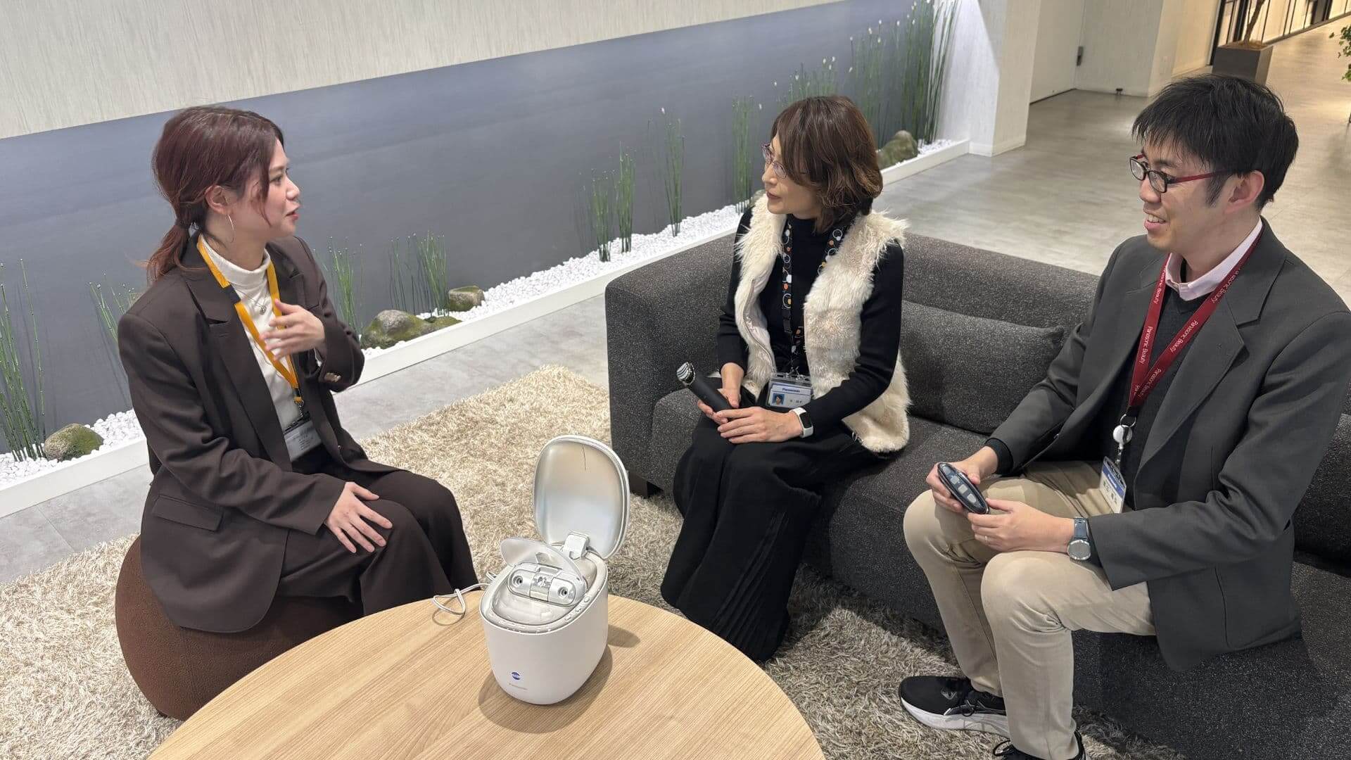 インタビュー風景