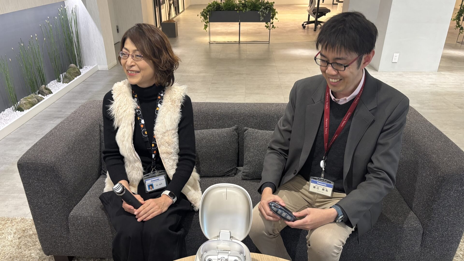 インタビュー風景