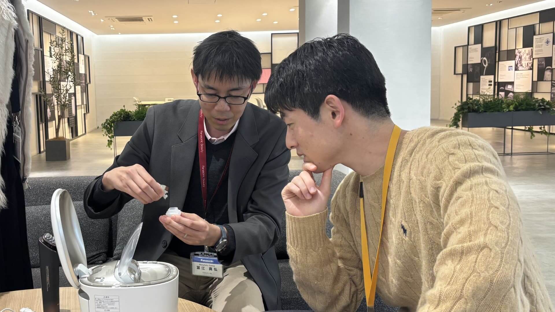 インタビュー風景