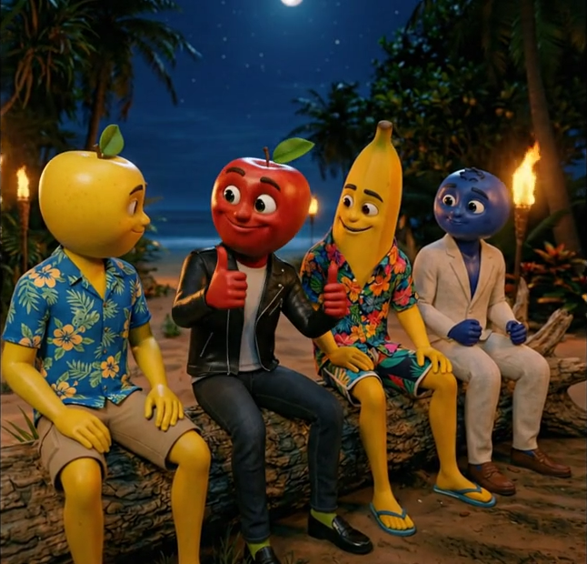 Tendance vidéo Fruits IA Ile de la Tentation TikTok : tutoriel COMPLET