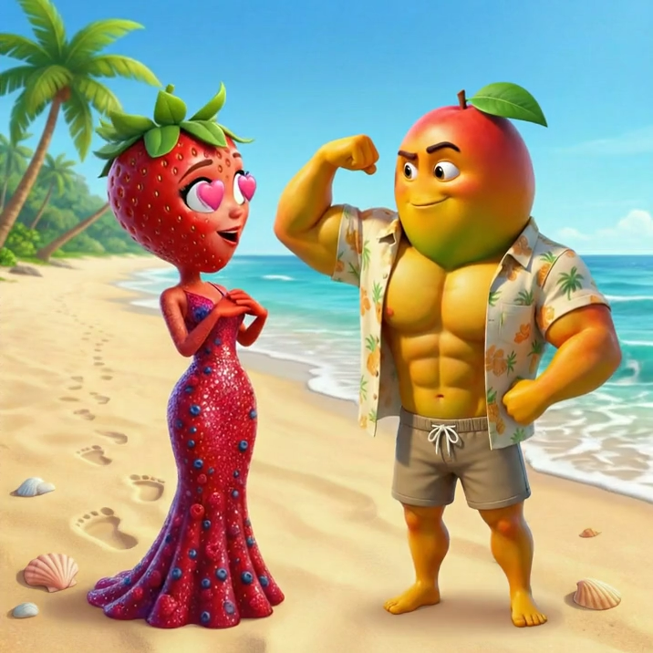 Tendance vidéo Fruits IA Ile de la Tentation TikTok : tutoriel COMPLET