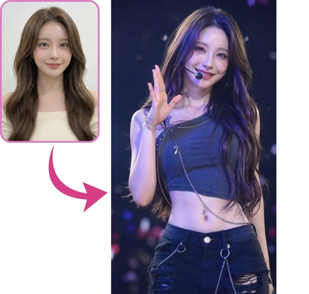 韓国アイドルになれるAI動画を作ってみた