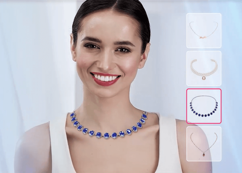 AI  AR Necklace Try On