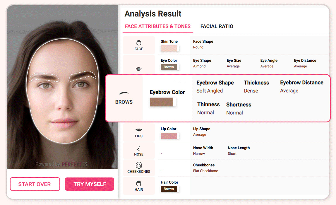 Golden Ratio Eyebrow Mapping with Pinpoint Accuracy