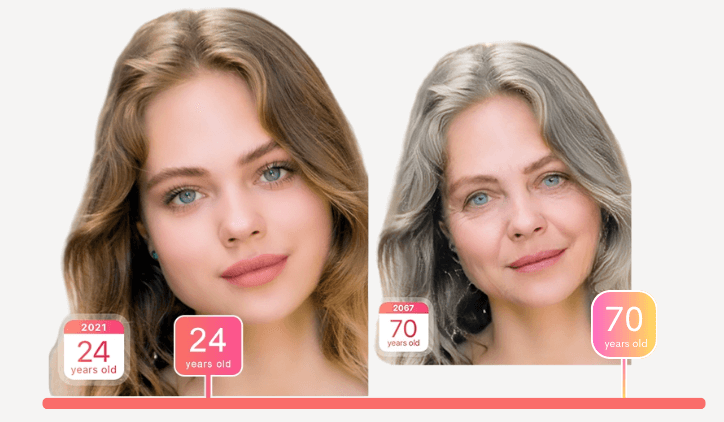 Envejecimiento facial IA