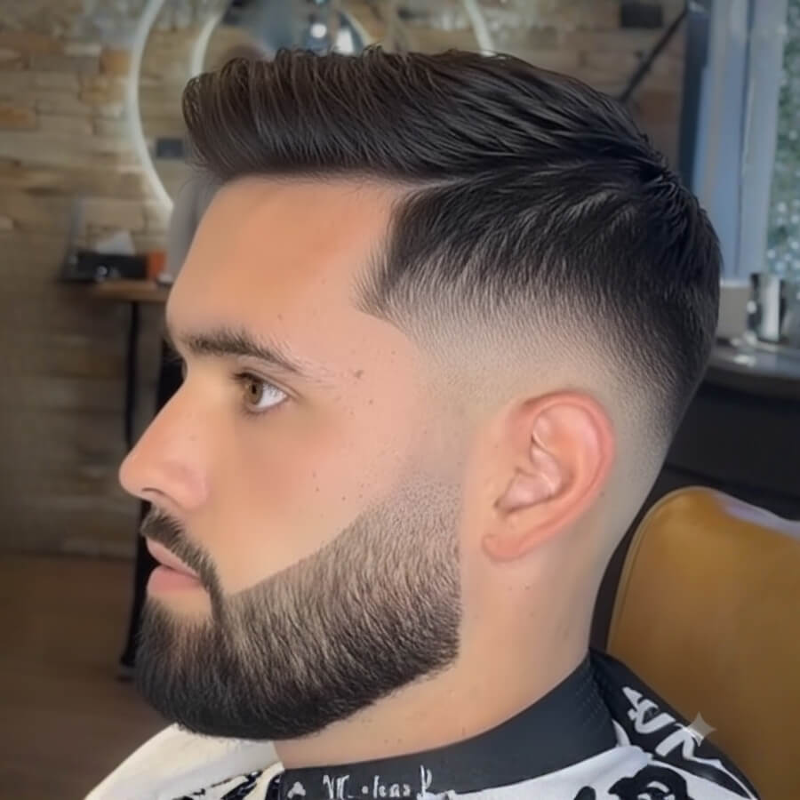 Mid Fade Beard