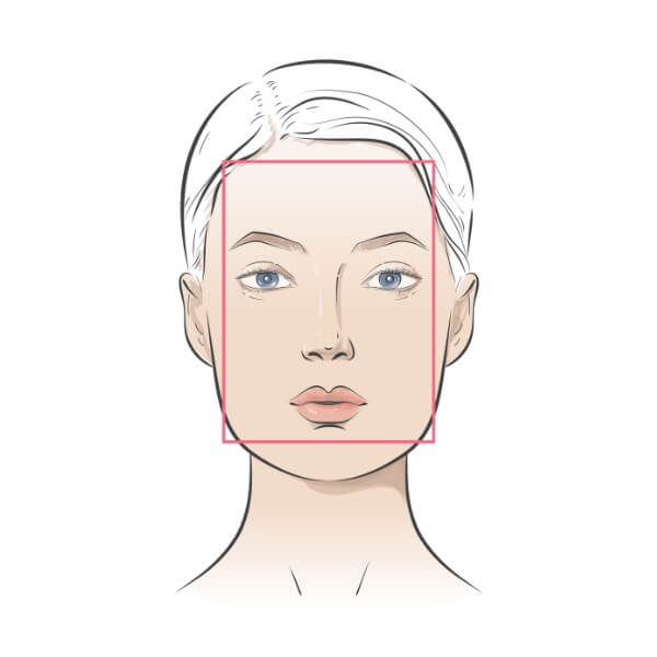 Visage oblong