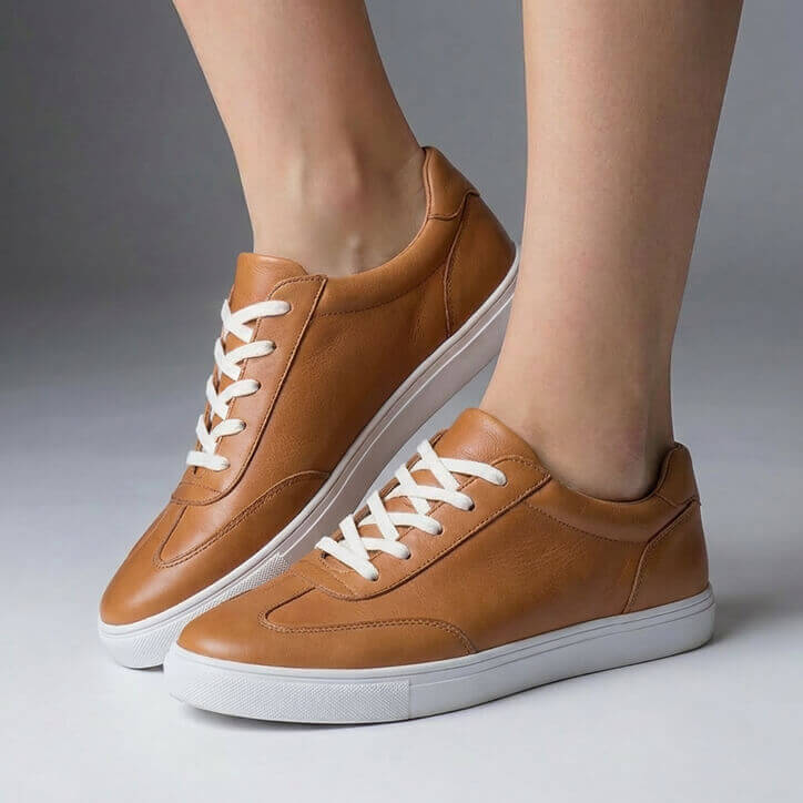 Zapatillas casual de cuero