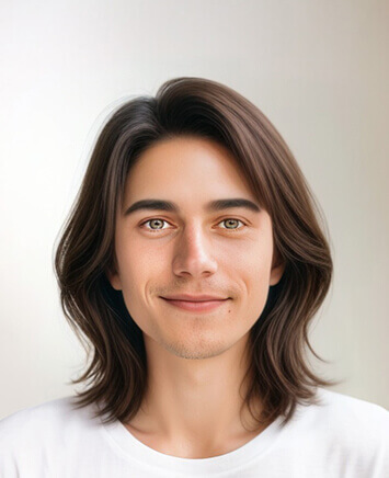 Male Hairstyle- Soft Chestnut Midcut