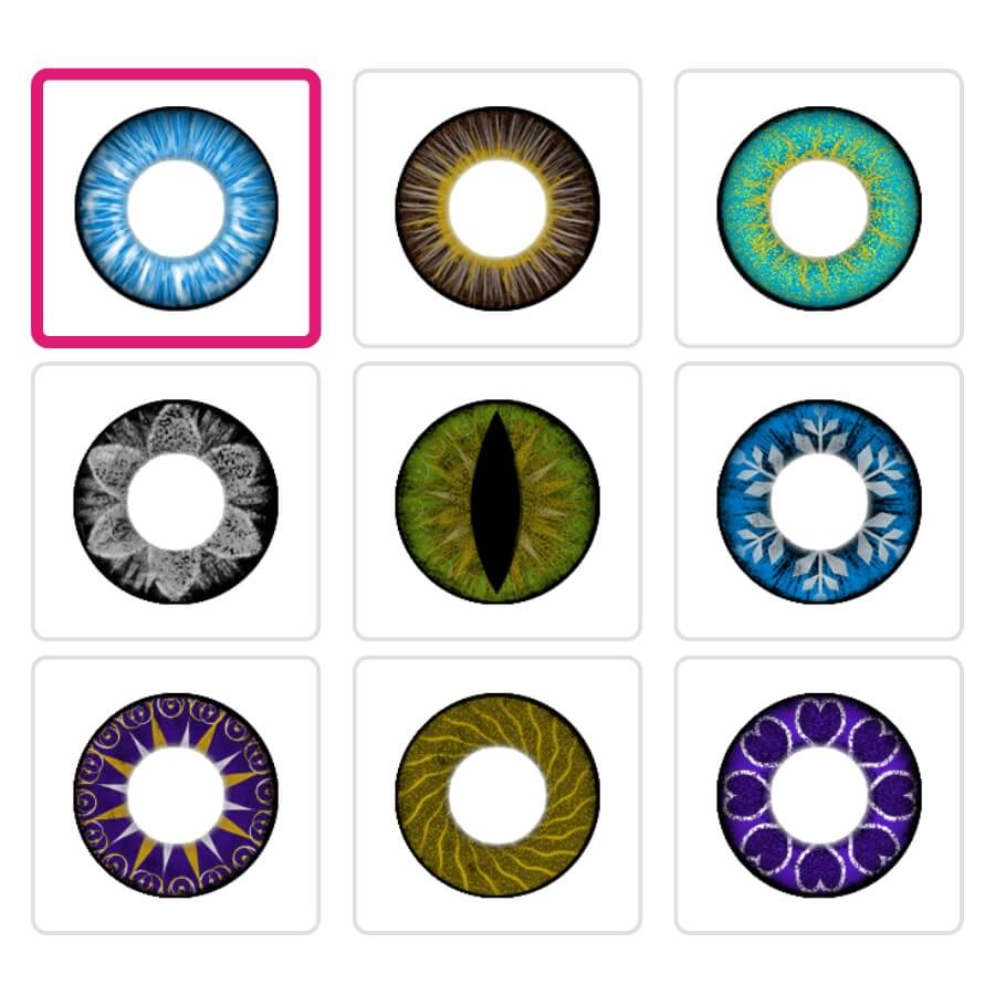 Select Eye Color