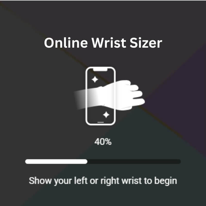 Step 1:Visit Online Bangle Sizer