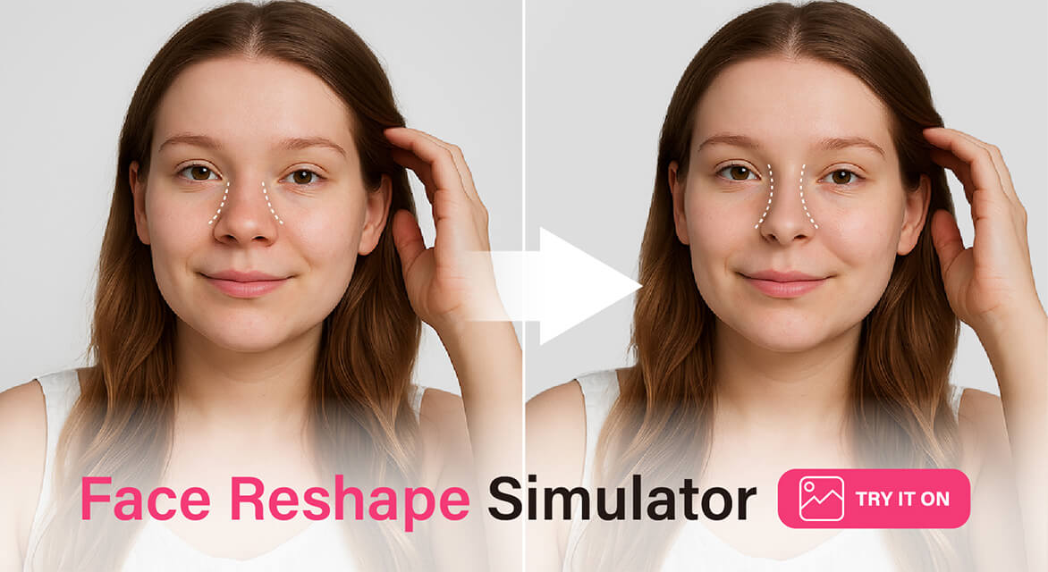 Face reshape simulator
