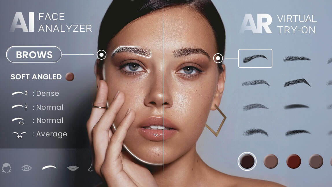 AI Face Shape Detector for Eyebrow  Microblading