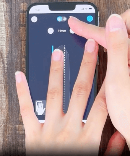 Place Finger on Screen